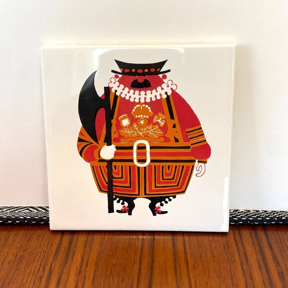 Kenneth Townsend Tile - London Series Beefeater - Picture 1 of 8